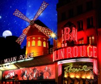 Moulin Rouge Paris - med vegansk middag