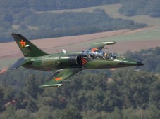 Spanien : FLyg ett jetplan (L-39 Albatros) i Spanien