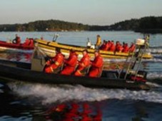 Ribbåt sightseeing för 2 i Stockholm