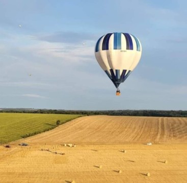 Privat luftballongflyg för två i Belgien