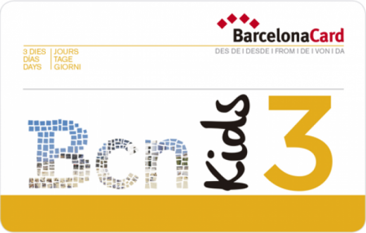 Barcelona 3 Dagar stads kort (Barn 4-12 år