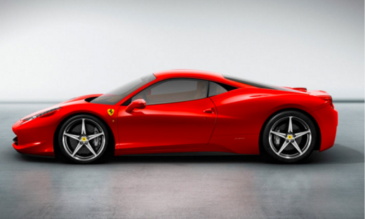 Provkör ferrari i 40 min i Linköping