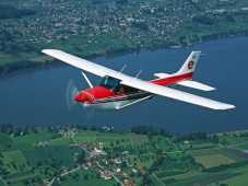 Flyg över Uetliberg i Schweiz