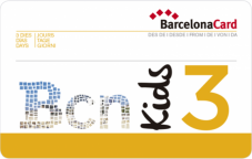 Barcelona 3 Dagar stads kort (Barn 4-12 år