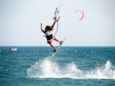 Kitesurfing